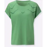 CREATION L Rundhalsshirt Grün L