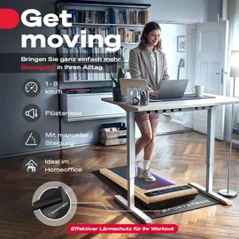 Sportstech sWalk Laufband Braun