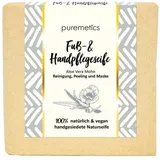 Puremetics Fuß- & Handpflegeseife Aloe Vera Mohn 100 g