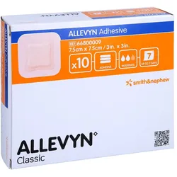 Allevyn Adhesive7.5cm x7.5cm haftende Wundauflagen