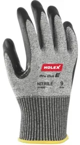 HOLEX Handschuh-Paar Cut, schwarz/grau, Schnittschutzklasse E, Größe 10, Heavy Duty Heavy Duty