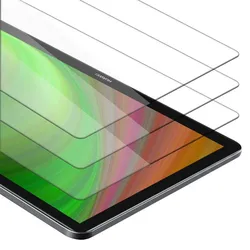 Cadorabo 3x Panzer Folie für Huawei MediaPad M5 / M5 PRO (10.8" Zoll) in Transparent Tablet Schutzfolie Tempered