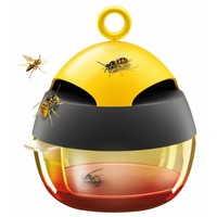 Tescoma Wespennestattrappe Wespenfalle, (Inhalt, 2-St., 1x Wespenfalle und Deckel), wirkt ohne Chemikalien, die Bienen werden nicht vernichtet gelb