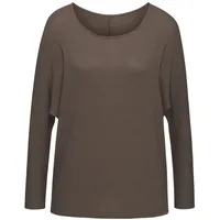 LASCANA Langarmshirt Damen taupe Gr.32/34
