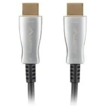 LANBERG HDMI-Kabel 40 m Schwarz/Silber