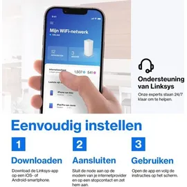 Linksys Atlas Pro 6 Mesh System 3er Pack