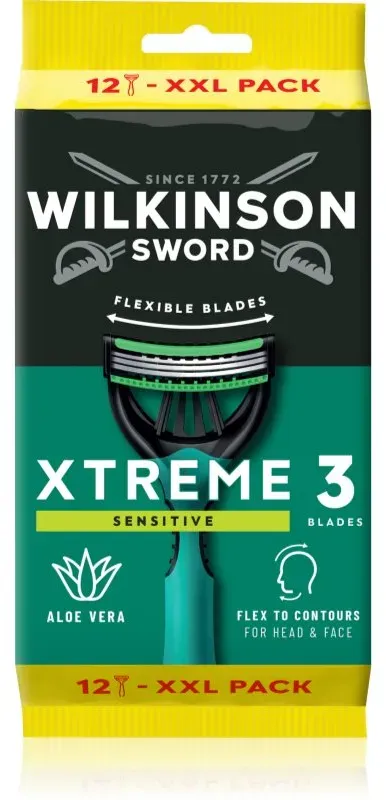 Wilkinson Sword Xtreme 3 Sensitive Einweg-Rasierer für Herren 12 St.