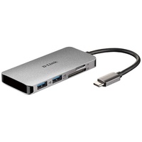 D-Link 6-in-1 USB-C Hub with HDMI/Card Reader/Power Delivery (DUB-M610)