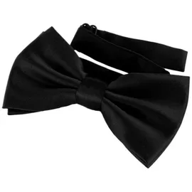 DonDon Fliege Schleife Schwarz bereits gebunden verstellbar - 12 x 6 cm