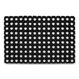 RugsX Fußabtreter Gummi Black 100x200 cm