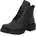 Schnürstiefeletten in schwarz Gr 43