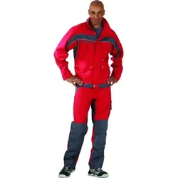 Bundjacke 2507 rot/schiefer, Größe 106 - rot/schiefer - 106
