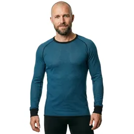 Devold of Norway Wool Mesh 190 Langarm-T-Shirt Flood/Caviar S