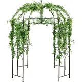 Costway Rosenbogen 211 x 211 x 256 cm Braun