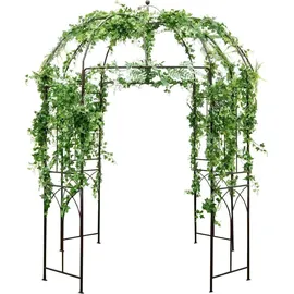 Costway Rosenbogen 211 x 211 x 256 cm Braun