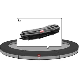 Berg Toys BERG Schutzrand für Favorit InGround 330 Trampoline, grau, 8-tlg. segmentiert