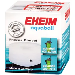 EHEIM EHEIM Aquarien Filtervlies für Filterbox Innenfilter 2208 - 2212, aquaball 60 - 180 3 Stück