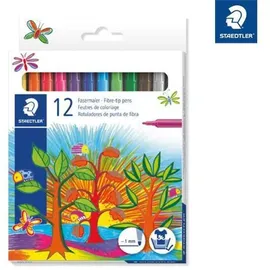 Staedtler Fasermaler 12 St. mehrfarbig