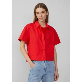 s.Oliver Hemdbluse Verkürzte Relaxed Fit rot 46