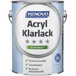 RENOVO Acryl Klarlack seidenmatt, farblos - transparent