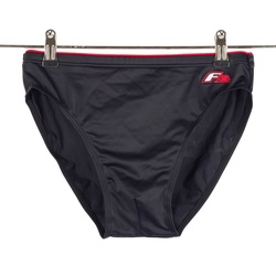 F2 Men Basic Brief Badehose black schwimmhose baden schwimmen, Konfiguration: S