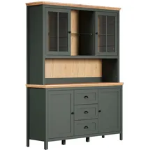 trendteam Buffetschrank Stanton 146 x 198 x 45 cm Tannengrün
