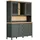 trendteam Buffetschrank Stanton 146 x 198 x 45 cm Tannengrün