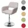Mendler Esszimmerstuhl HWC-A50 III Stoff creme/grau