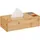 Relaxdays Tuchspender mit 2 Fächern, modern, Bambus Organizer, HBT 9 x 30,5 x 14,5 cm, Natur, 1 Stück, Hellbraun
