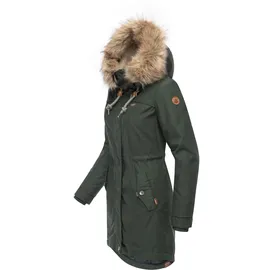 Ragwear Winterjacke "Tawny", Damen, Gr. M (38), grün (flaschengrün), Außenmaterial: 65% Polyester, 35% Baumwolle. Innenfutter: 100% Polyester. Wattierung: 100% Polyester, tailliert ca.