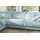 KAWOLA Ecksofa Madeline Cord Recamiere links hellblau
