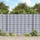 vidaXL Sichtschutzmatte PVC 70 x 19 cm Hellgrau