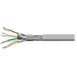 Value S/FTP-(PiMF-)Kabel, Cat.8 (Class I), Massivdraht, AWG22, LSOH, 100 m