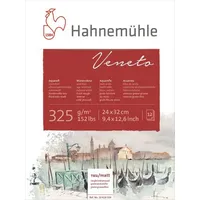Hahnemühle Hahnemuhle Veneto Block 325g/m2 (150lb) 24x32cm 12 Blatt: