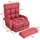 Costway schlafsofa lazy klappsofa schlafsessel für zuhause und Büro Rot