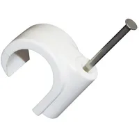 TRU Components Nagelschellen 523523 Bündel-Ø-Bereich 5 mm (max) Weiß