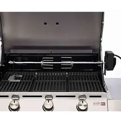 CHAR-BROIL Drehspieß, Stahl/Kunststoff - silberfarben