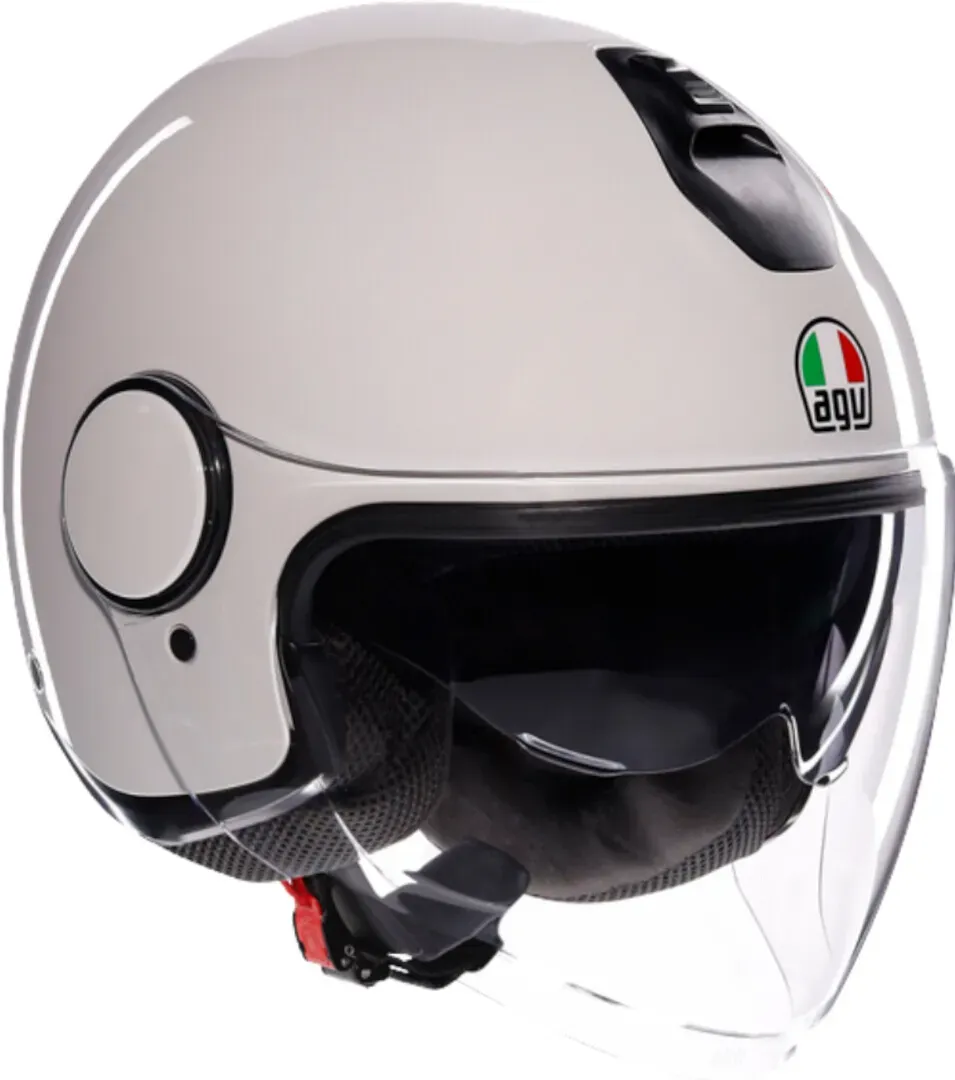 AGV Eteres Mono Jet Helm, wit, XS Voorman