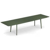 Emu Auszugstisch Plus4 - 220/330 x 90 cm militärgrün