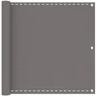 vidaXL Balkonverkleidung 75 x 1200 cm Hellgrau Aluminium