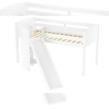 Erst-Holz Spielbett V-60.21W-09 90 x 200 cm Kiefer massiv lackiert weiß