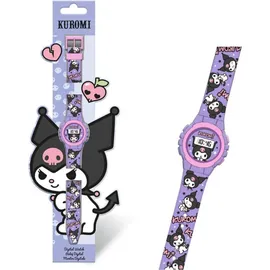 HELLO KITTY Kuromi digitale LED Uhr lila, pink