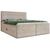 Sofnet Boxbett, Beige, H3, Rechteckig, 180x200 cm, Schlafzimmer, Betten, Boxspringbetten
