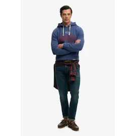 Superdry Hoodie mit klassischem Vintage-Logo Print Blau XL