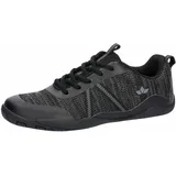 LICO Unisex Aride Barfußschuhe, Schwarz/Grau, 41 EU
