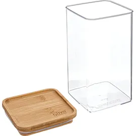 5five simply smart 5five - vorratsdose quadratisch bambusdeckel "eske" 1,5l