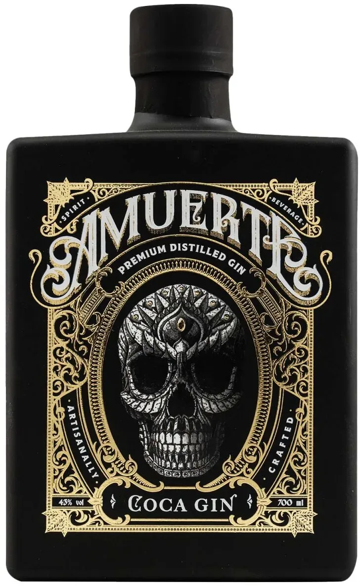 amuerte coca gin - black edition