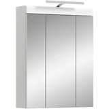 xonox.home Spiegelschrank Scout weiß weiß Hochglanz B/H/T: ca. 60x79x37 cm