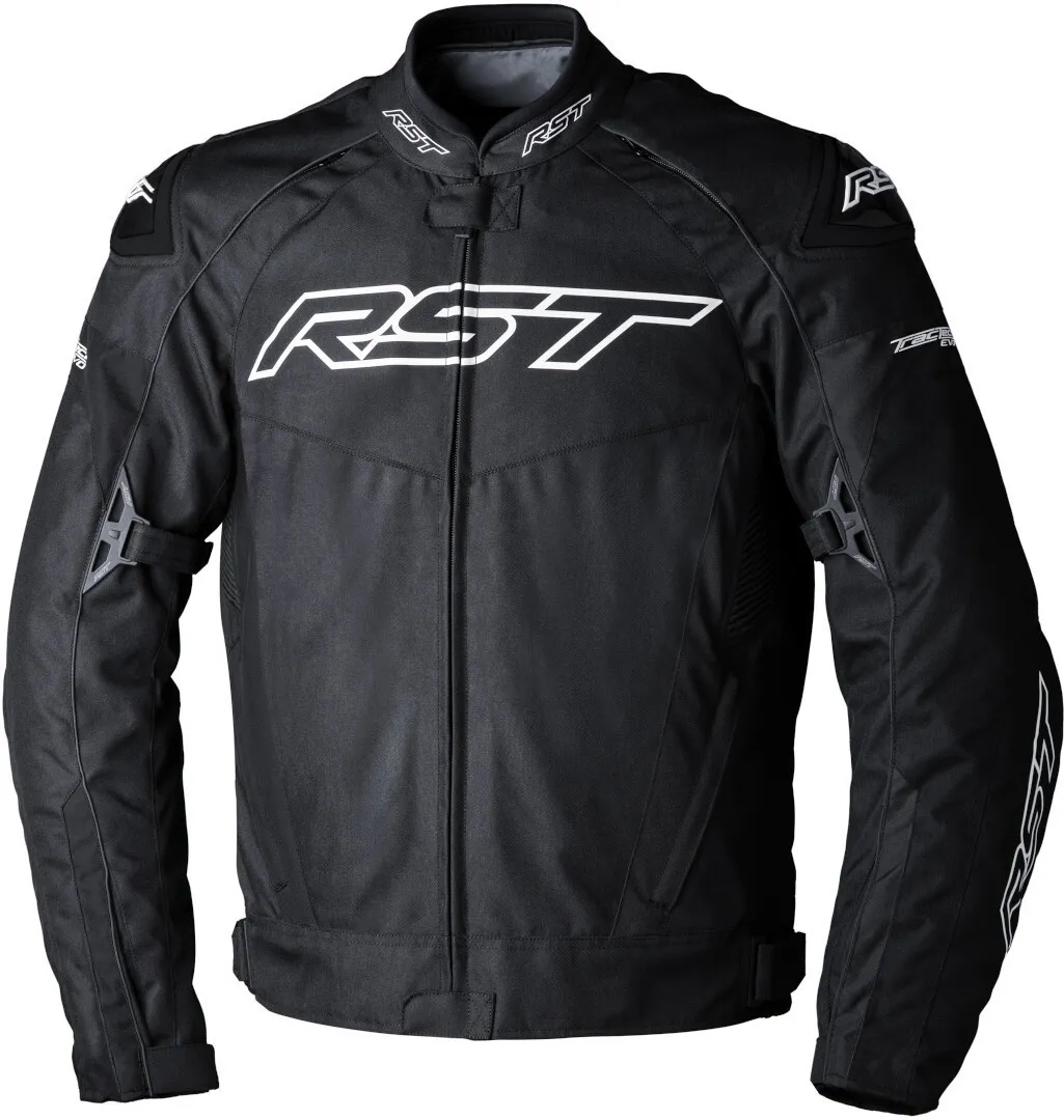 RST Tractech EVO 5 waterdichte motorfiets textiel jas, zwart, S Voorman