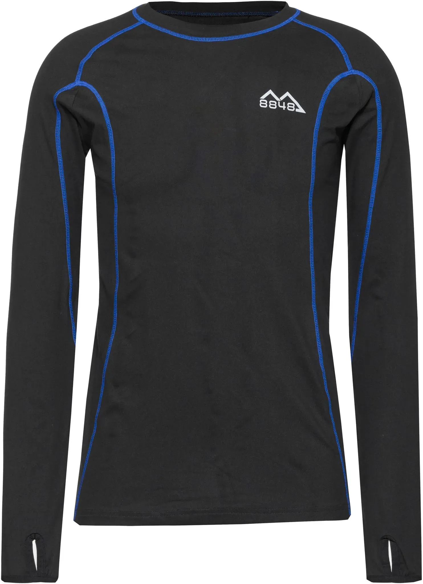 8848 Outdoor Funktionsshirt Herren in black-royal, Größe M - schwarz